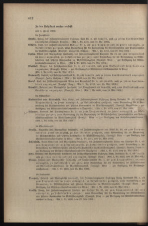 Kaiserlich-königliches Armee-Verordnungsblatt: Personal-Angelegenheiten 19090528 Seite: 42