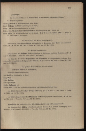 Kaiserlich-königliches Armee-Verordnungsblatt: Personal-Angelegenheiten 19090528 Seite: 5