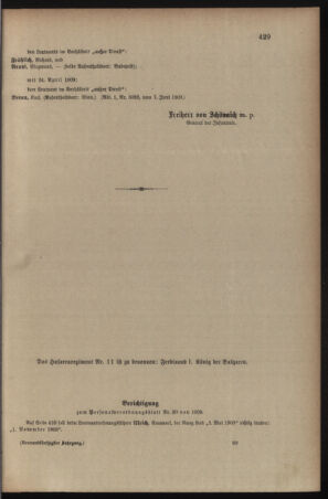 Kaiserlich-königliches Armee-Verordnungsblatt: Personal-Angelegenheiten 19090608 Seite: 13