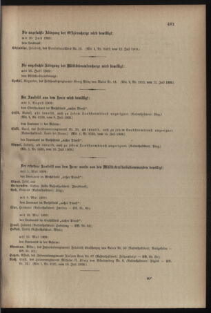 Kaiserlich-königliches Armee-Verordnungsblatt: Personal-Angelegenheiten 19090717 Seite: 11