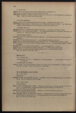 Kaiserlich-königliches Armee-Verordnungsblatt: Personal-Angelegenheiten 19090728 Seite: 22