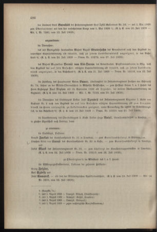 Kaiserlich-königliches Armee-Verordnungsblatt: Personal-Angelegenheiten 19090728 Seite: 4