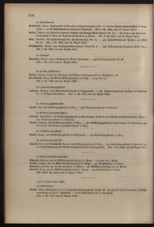 Kaiserlich-königliches Armee-Verordnungsblatt: Personal-Angelegenheiten 19090828 Seite: 20