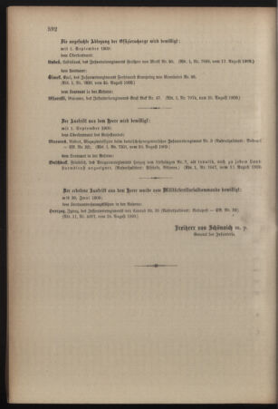 Kaiserlich-königliches Armee-Verordnungsblatt: Personal-Angelegenheiten 19090828 Seite: 24