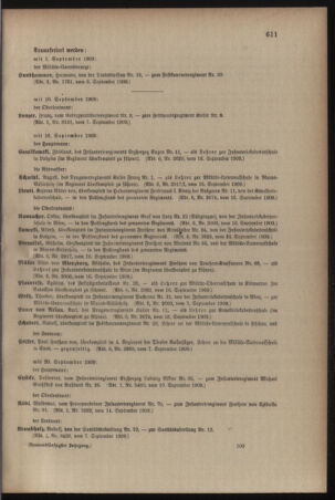 Kaiserlich-königliches Armee-Verordnungsblatt: Personal-Angelegenheiten 19090918 Seite: 9