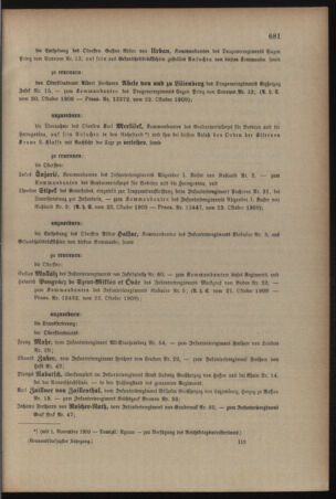 Kaiserlich-königliches Armee-Verordnungsblatt: Personal-Angelegenheiten 19091023 Seite: 9