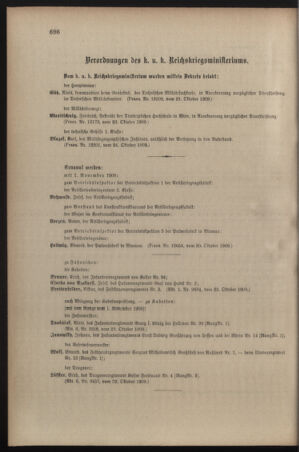 Kaiserlich-königliches Armee-Verordnungsblatt: Personal-Angelegenheiten 19091027 Seite: 4