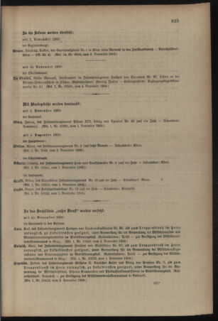 Kaiserlich-königliches Armee-Verordnungsblatt: Personal-Angelegenheiten 19091108 Seite: 11