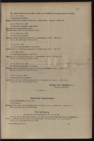 Kaiserlich-königliches Armee-Verordnungsblatt: Personal-Angelegenheiten 19091108 Seite: 13