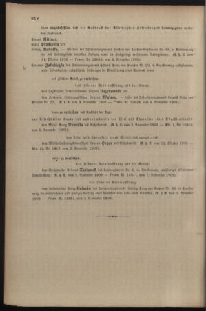 Kaiserlich-königliches Armee-Verordnungsblatt: Personal-Angelegenheiten 19091108 Seite: 4