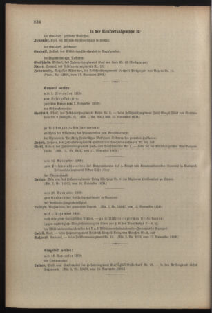 Kaiserlich-königliches Armee-Verordnungsblatt: Personal-Angelegenheiten 19091118 Seite: 6