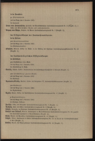 Kaiserlich-königliches Armee-Verordnungsblatt: Personal-Angelegenheiten 19091129 Seite: 31