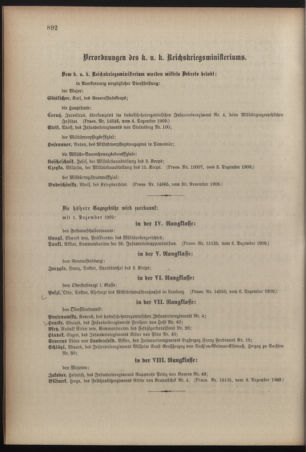 Kaiserlich-königliches Armee-Verordnungsblatt: Personal-Angelegenheiten 19091207 Seite: 6