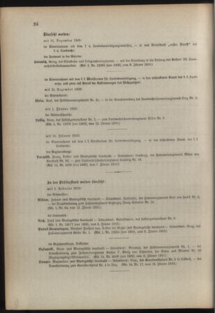 Kaiserlich-königliches Armee-Verordnungsblatt: Personal-Angelegenheiten 19100118 Seite: 14