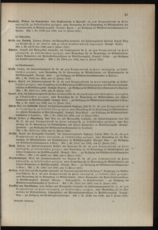 Kaiserlich-königliches Armee-Verordnungsblatt: Personal-Angelegenheiten 19100118 Seite: 17