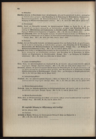 Kaiserlich-königliches Armee-Verordnungsblatt: Personal-Angelegenheiten 19100128 Seite: 12