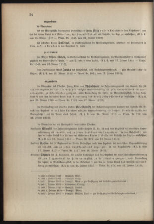 Kaiserlich-königliches Armee-Verordnungsblatt: Personal-Angelegenheiten 19100128 Seite: 2