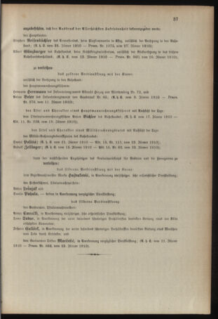 Kaiserlich-königliches Armee-Verordnungsblatt: Personal-Angelegenheiten 19100128 Seite: 5