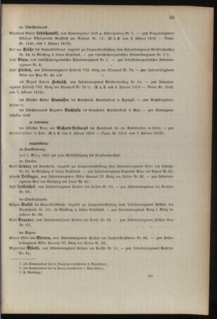 Kaiserlich-königliches Armee-Verordnungsblatt: Personal-Angelegenheiten 19100208 Seite: 3