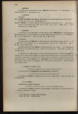 Kaiserlich-königliches Armee-Verordnungsblatt: Personal-Angelegenheiten 19100318 Seite: 2