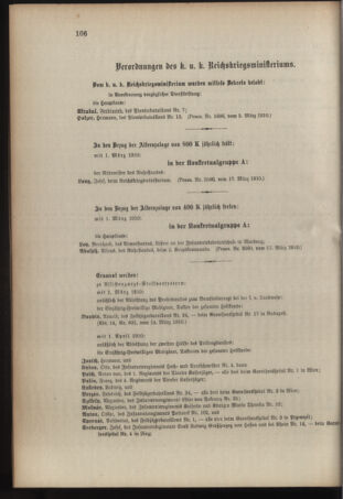 Kaiserlich-königliches Armee-Verordnungsblatt: Personal-Angelegenheiten 19100318 Seite: 6