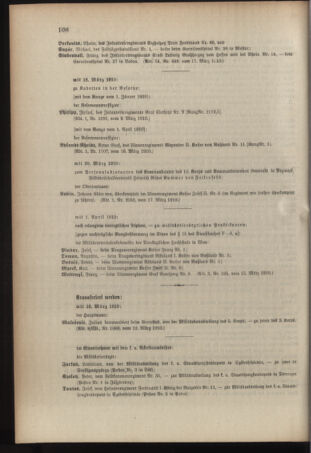 Kaiserlich-königliches Armee-Verordnungsblatt: Personal-Angelegenheiten 19100318 Seite: 8