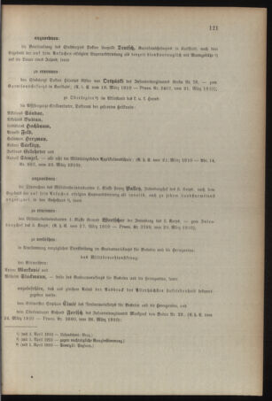 Kaiserlich-königliches Armee-Verordnungsblatt: Personal-Angelegenheiten 19100330 Seite: 5