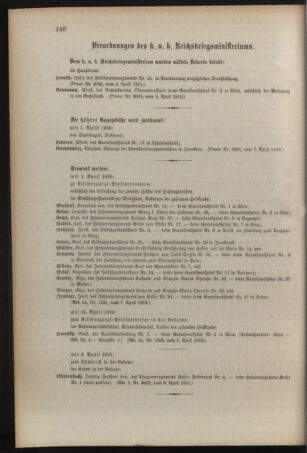 Kaiserlich-königliches Armee-Verordnungsblatt: Personal-Angelegenheiten 19100408 Seite: 12