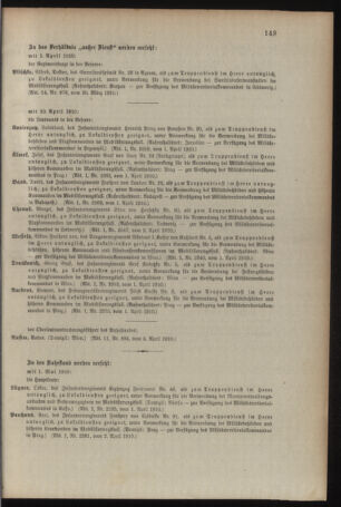 Kaiserlich-königliches Armee-Verordnungsblatt: Personal-Angelegenheiten 19100408 Seite: 15