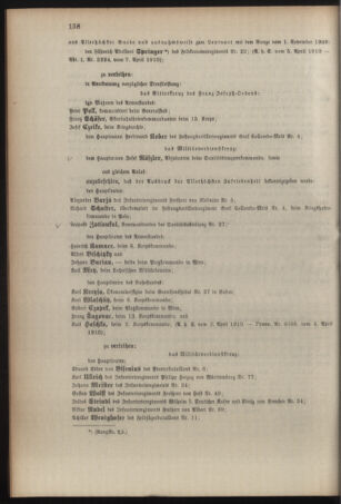 Kaiserlich-königliches Armee-Verordnungsblatt: Personal-Angelegenheiten 19100408 Seite: 4