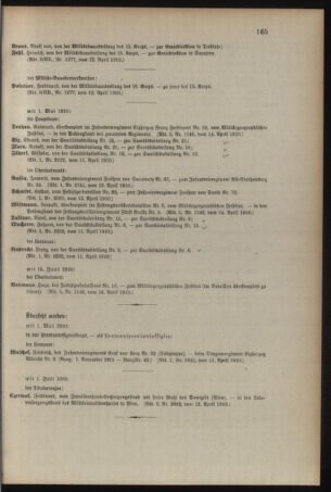 Kaiserlich-königliches Armee-Verordnungsblatt: Personal-Angelegenheiten 19100418 Seite: 15