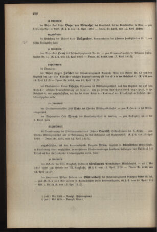 Kaiserlich-königliches Armee-Verordnungsblatt: Personal-Angelegenheiten 19100418 Seite: 8