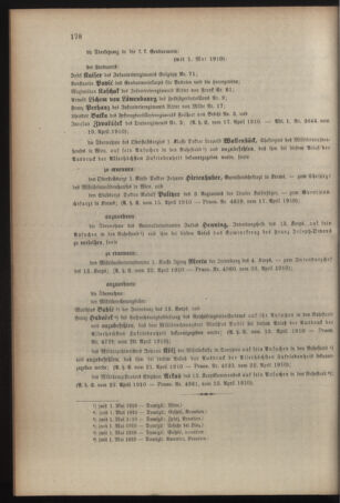 Kaiserlich-königliches Armee-Verordnungsblatt: Personal-Angelegenheiten 19100423 Seite: 8