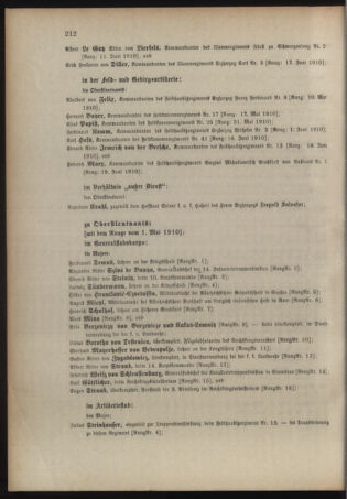 Kaiserlich-königliches Armee-Verordnungsblatt: Personal-Angelegenheiten 19100426 Seite: 28