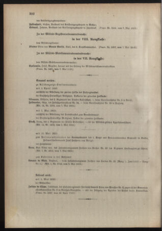 Kaiserlich-königliches Armee-Verordnungsblatt: Personal-Angelegenheiten 19100509 Seite: 6