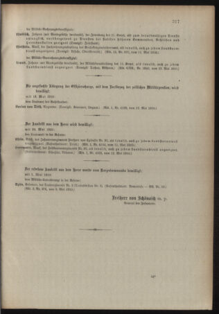 Kaiserlich-königliches Armee-Verordnungsblatt: Personal-Angelegenheiten 19100519 Seite: 11