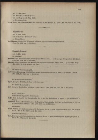 Kaiserlich-königliches Armee-Verordnungsblatt: Personal-Angelegenheiten 19100519 Seite: 7