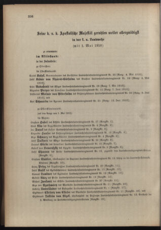 Kaiserlich-königliches Armee-Verordnungsblatt: Personal-Angelegenheiten 19100528 Seite: 18