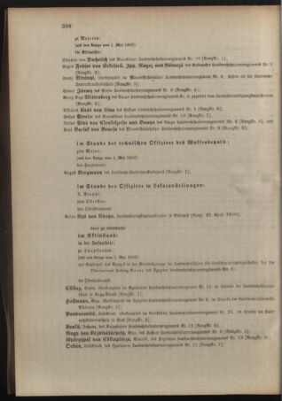 Kaiserlich-königliches Armee-Verordnungsblatt: Personal-Angelegenheiten 19100528 Seite: 20