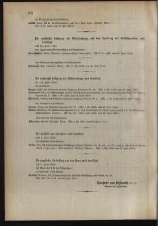 Kaiserlich-königliches Armee-Verordnungsblatt: Personal-Angelegenheiten 19100628 Seite: 14