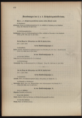 Kaiserlich-königliches Armee-Verordnungsblatt: Personal-Angelegenheiten 19100718 Seite: 4