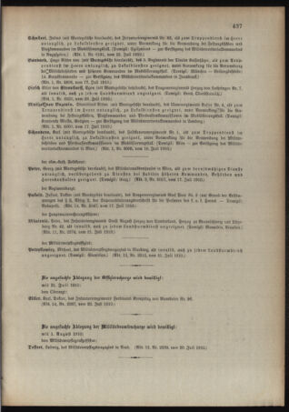 Kaiserlich-königliches Armee-Verordnungsblatt: Personal-Angelegenheiten 19100728 Seite: 15