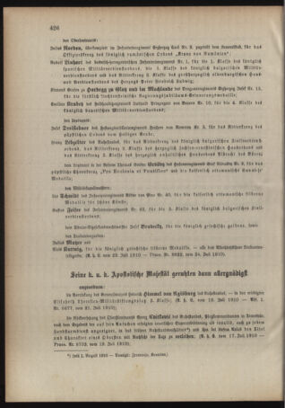 Kaiserlich-königliches Armee-Verordnungsblatt: Personal-Angelegenheiten 19100728 Seite: 4