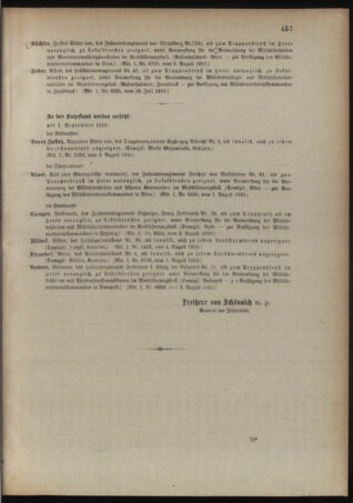 Kaiserlich-königliches Armee-Verordnungsblatt: Personal-Angelegenheiten 19100808 Seite: 19