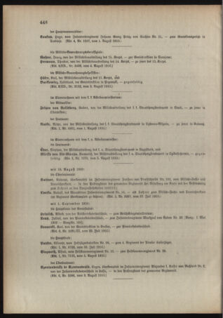 Kaiserlich-königliches Armee-Verordnungsblatt: Personal-Angelegenheiten 19100808 Seite: 8