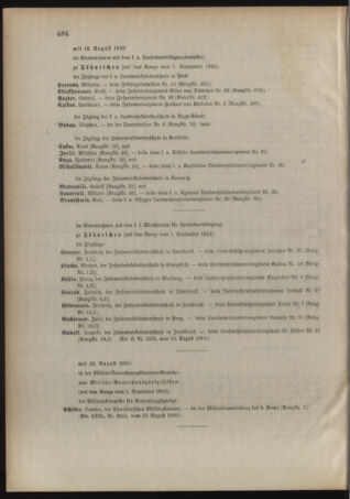 Kaiserlich-königliches Armee-Verordnungsblatt: Personal-Angelegenheiten 19100818 Seite: 26