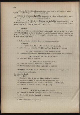 Kaiserlich-königliches Armee-Verordnungsblatt: Personal-Angelegenheiten 19100818 Seite: 30