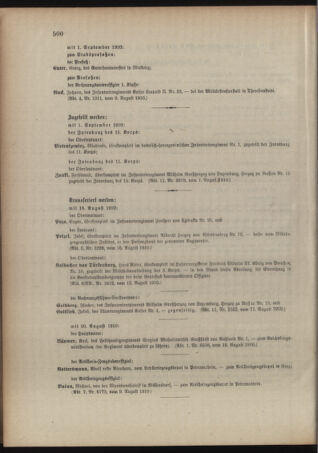 Kaiserlich-königliches Armee-Verordnungsblatt: Personal-Angelegenheiten 19100818 Seite: 42