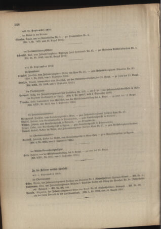 Kaiserlich-königliches Armee-Verordnungsblatt: Personal-Angelegenheiten 19100907 Seite: 6