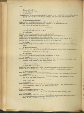 Kaiserlich-königliches Armee-Verordnungsblatt: Personal-Angelegenheiten 19100917 Seite: 8